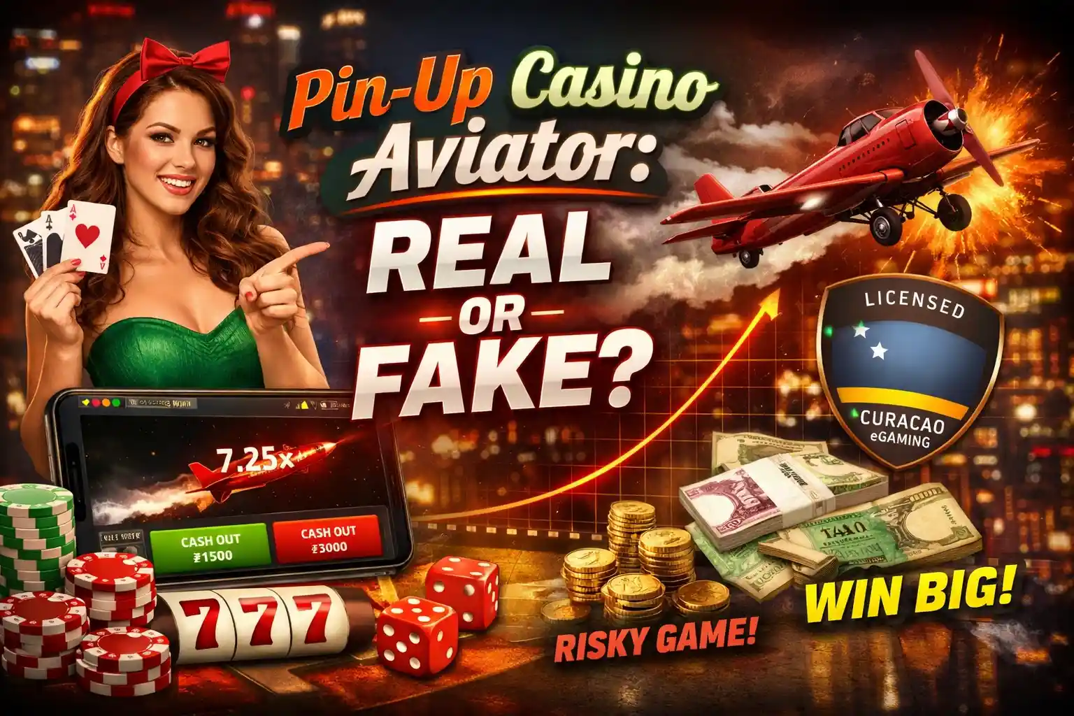 Pin Up Casino Aviator is real or fake